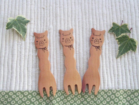 Cute Alpaca Snack Fork